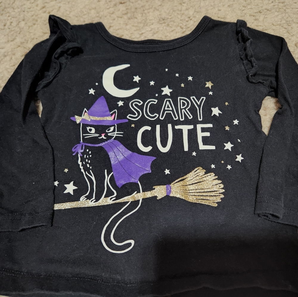 Toddler Girls Halloween shirt